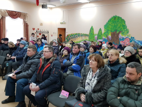Отчетное собрание в Дзержинском сельском поселении Лужского района