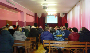 Отчетное собрание в Кисельнинском сельском поселении Волховского района
