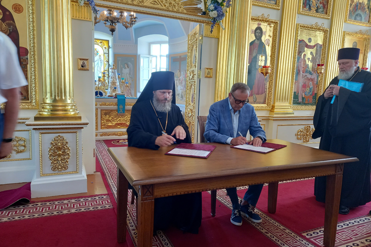 Правительство Ленобласти и Выборгская епархия развивают сотрудничество